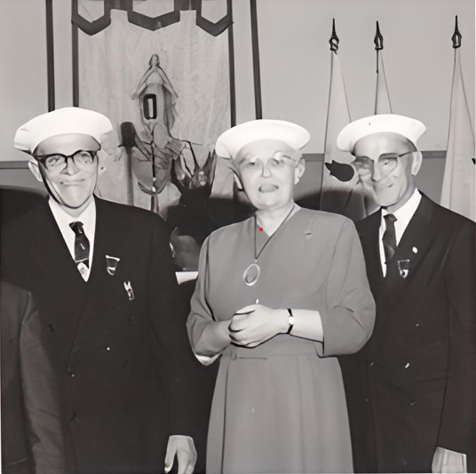 Louis Even, Gilberte Côté et Gérard Mercier