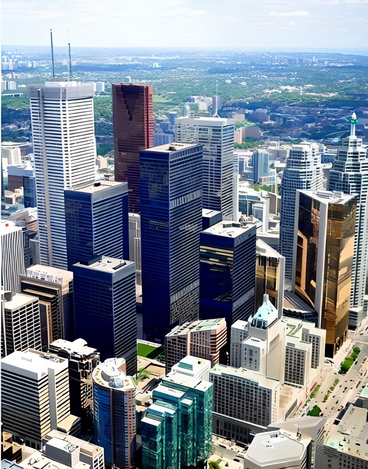 Le quartier bancaire de Toronto