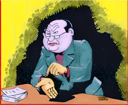 Le loup mange les agneaux