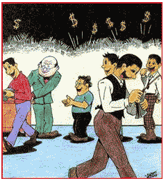A qui l'argent frais fait?