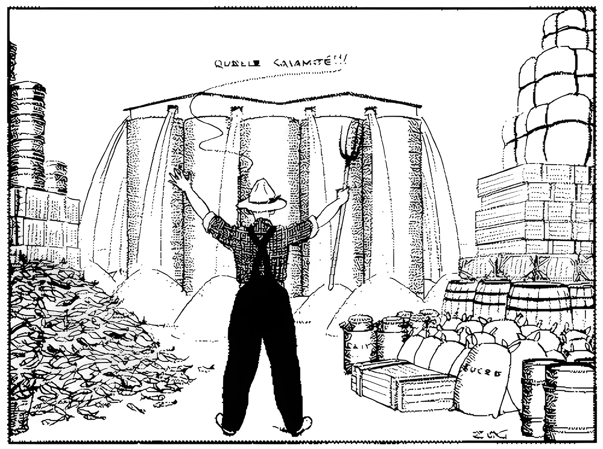 Des entrepôts pleins