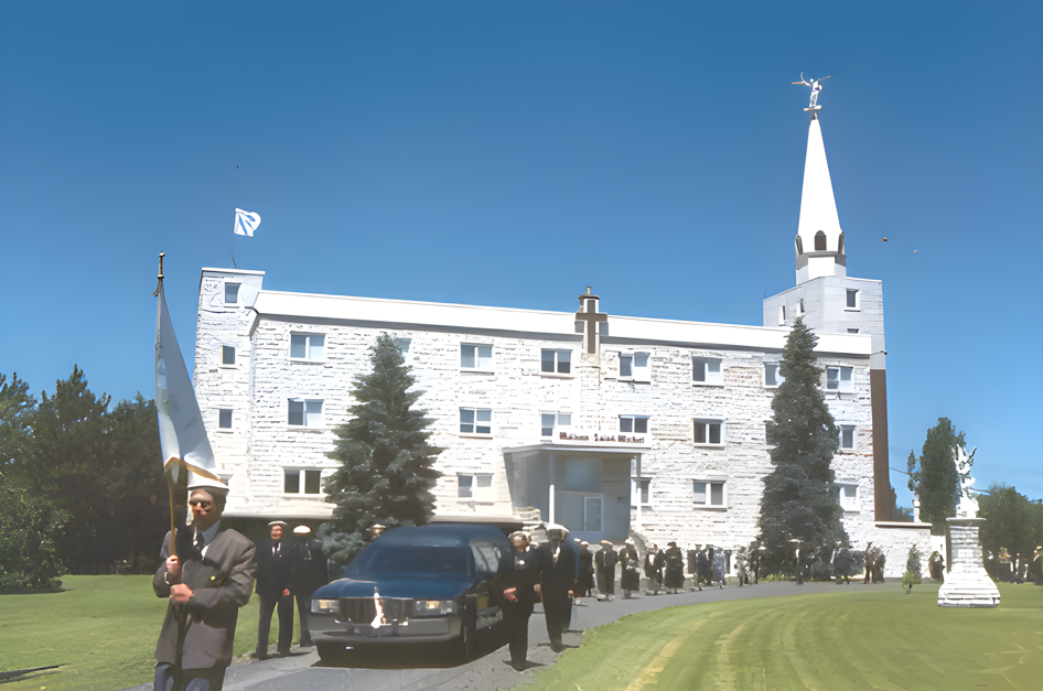 Cortège funèbre de Mme Gilberte Côté-Mercier